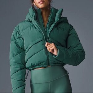 Brand new with tags! ALO Green Glacier Puffer, size L